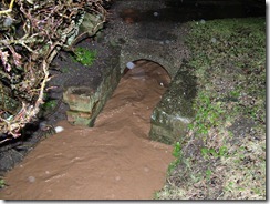 Water channel at The Feus - 2am on the 16th January 2011