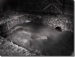 Freuchie Mill culvert at 4am on the 16th January 2011