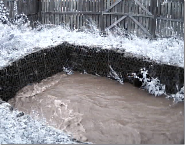 Freuchie Mill culvert on 17th October 2011 @ 5:39pm